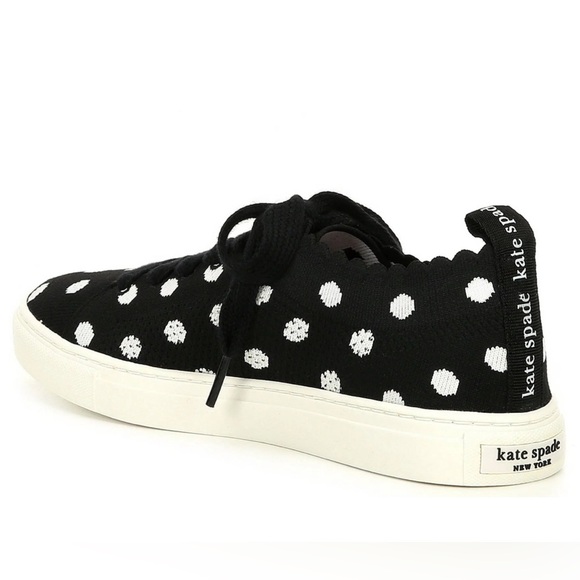 kate spade Shoes - Kate Spade Black and White Polka Dot Sneakers size 7   S36